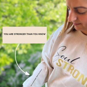Soul Strong Beige Jumper - Image 4